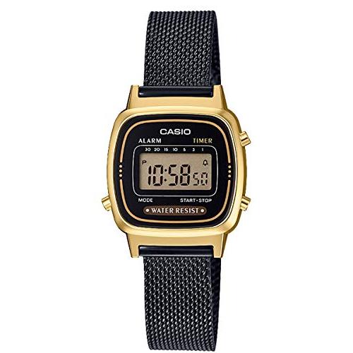 [カシオ] 腕時計 スタンダード LA670WEMB-1JF レディース ブラック