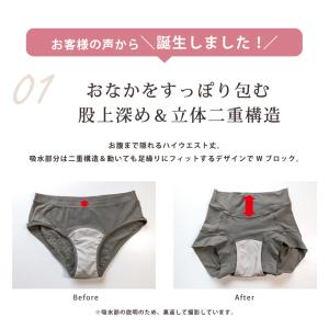 【ボクサータイプ】サニタリーショーツ 吸水ショ...の詳細画像5
