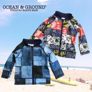 子供服 OCEAN&GROUND オーシャンアンドグラウンド○新作○BOY’Sラッシュガード（80cm 90cm 100cm 110cm 120cm 130cm 140cm）1点のみメール便可｜noadept