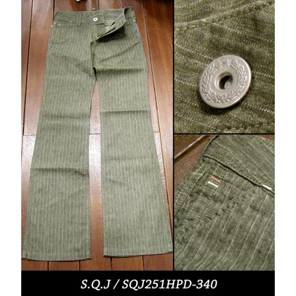 BOBSON S.Q.J Style Quality Jeans レディース サマーパンツ ストレッ...