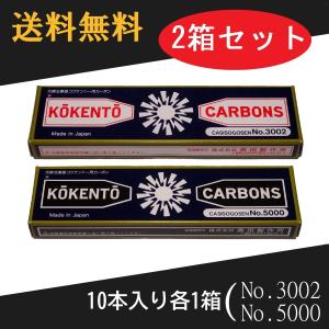 コウケントー 光線治療器用カーボン 3002番 5000番　セット　10本入り各1箱｜Noah’s Ark 1号店