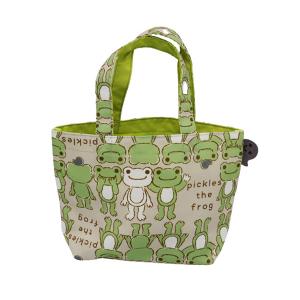 かえるのピクルス 179357-23 ピクルス 横並び ミニトート バッグ pickles the frog カエル ナカジマコーポレーション 予約/23年1月