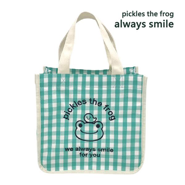 【ネコポス便発送可】192493-24 かえるの ピクルス always smile ギンガム マチ...