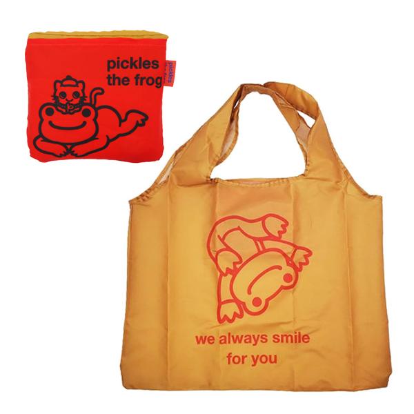 【ネコポス便発送可】200969-24 かえるのピクルス always smile カラー エコバッ...