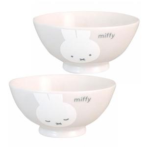 Miffy（ミッフィー） 288111-12 金正陶器 茶碗 ホワイトフェイス