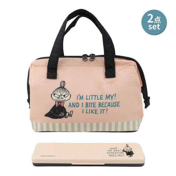635489-830-set ランチバッグ＆コンビセット 2点セット ムーミン ピンク MOOMIN...