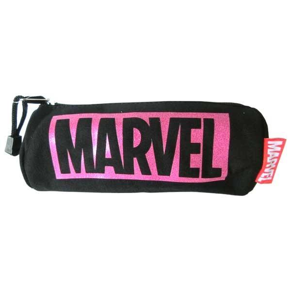 アイプランニング K-1081C MARVEL 筒型 ペンポーチ スウェット生地 ピンク W20×H...