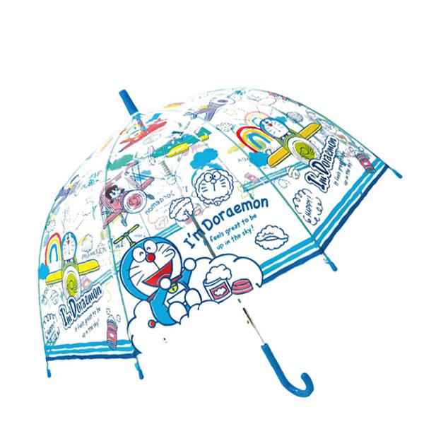 32480 Js 子供 ビニール傘 I’m Doraemon スカイ 55cm ドラえもん 長傘 子...
