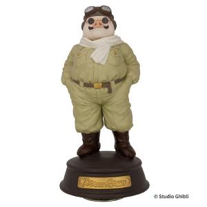 スタジオジブリ 紅の豚 磁器オルゴール 飛行機服 ポルコ・ロッソ