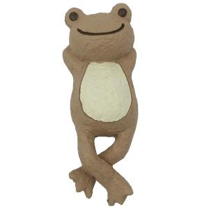 ナカジマコーポレーション pickles the frog かえるのピクルス クラフトシリーズ 仰向け モカ 076236-15 置物 飾り キャラクター 雑貨 インテリア