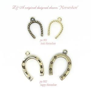 【メール便可】【1個入り】馬蹄のチャーム 金古...の詳細画像1