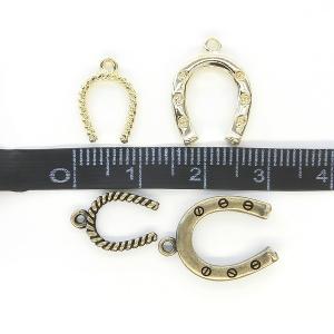【メール便可】【1個入り】馬蹄のチャーム 金古...の詳細画像3