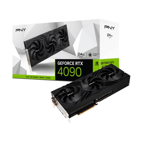 『新品』PNY(ピーエヌワイ) GeForce RTX 4090 24GB VERTO LED 3F...