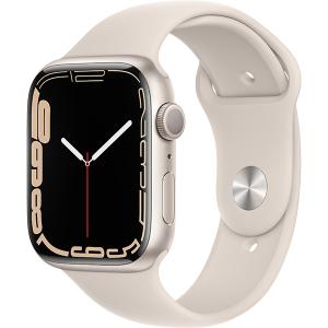Apple Apple Watch Series 7 GPSモデル 45mm スターライトアルミニウムケースとスターライトスポーツバンド MKN63J/A｜noahshoping