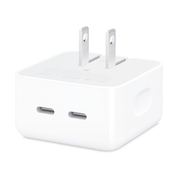 『新品』Apple(アップル) デュアルUSB-Cポート搭載35Wコンパクト電源アダプタ MNWM3...