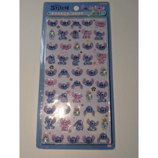 『新品』ボンボンドロップシールミニ スティッチ [S8815011]