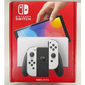 『新品外箱傷みあり』Nintendo Switch (有機ELモデル) HEG-S-KAAAA [ホワイト]※外箱に大きな傷みあり 任天堂 スイッチ 本体 送料無料｜noahshoping