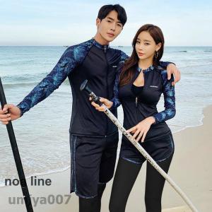 レディース 上下セット 水着 ラッシュガード ペアルック