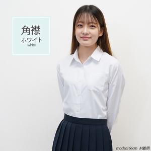 スクールシャツ 女子 長袖 制服 シャツ スク...の詳細画像3