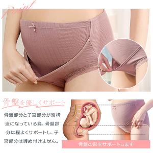 マタニティショーツ 3枚セット マタニティパン...の詳細画像5