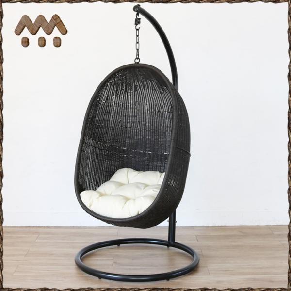 サンフラワーラタン ブリーズガーデン ハンギングチェア スモール C502PGYW