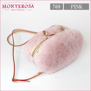 ムートンバッグ モンテローザ ムク カリソン ムートン＆ニット MONTEROSA muku CALISSON NO.769 フランボアーズ｜noble-collection