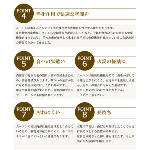 ムートン シートクッション クラフト 40×4...の詳細画像4