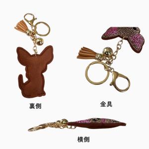 チワワ キラキラ バッグチャーム バッグ用アク...の詳細画像3