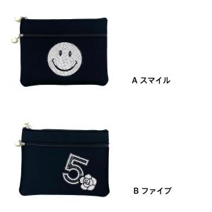 キラキラポーチ 2段 外ポケット お化粧ポーチ...の詳細画像1