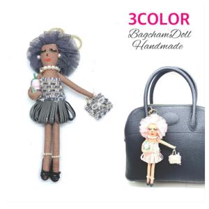 HAPPY16cnas　韓国ドールチャーム　キーリング　バッグチャーム　C HAPPY16cnas 韓国ドールチャーム キーリング バッグチャーム C