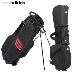 アディダス キャディバッグ XA239 ゴルフ バッグ ライトウェイトスタンドバッグ adidas 9.5型軽量　ダブルショルダー