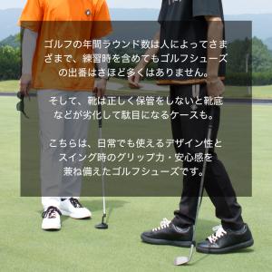 ゴルフシューズ スパイクレス メンズ カジュア...の詳細画像2