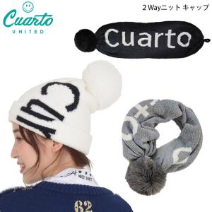 ゴルフ ニット帽 2WAY ニット キャップ 21FW レディース