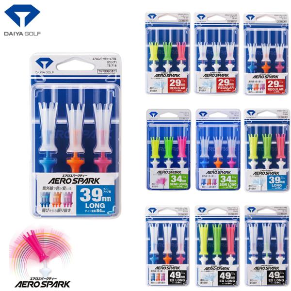 ゴルフ ティー エアロスパークティー AEROSPARKTEE 飛ぶゴルフティー 首振り 飛ぶゴルフ...