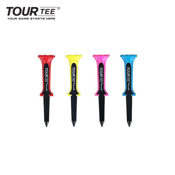 ゴルフティー「ツアーティー プラス」TOUR TEE PLUS 4本入り T-496 ゴム素材 80...