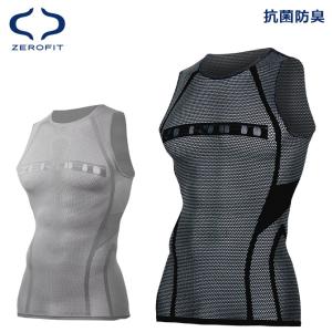 2012年モデル ゼロフィット500 メッシュ クルーネック ノースリーブ 夏用ウェア ゴルフ アンダーウェア 抗菌防臭