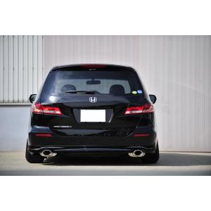 オデッセイ RB3/4 左右4本出しマフラー タイプ8テール ハーフステン