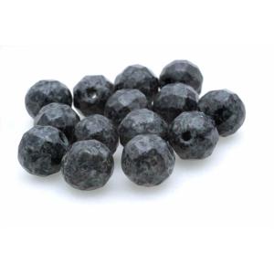 プレセリブルーストーン ドレライト ストーンヘンジ 64面 ミラーボール 8mm ビーズ バラ売り 5粒売り ウェールズ