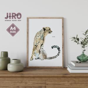 サイズ チーター 動物 アニマル 水彩 イラスト インテリア アート ポスター 壁掛け シンプル おしゃれ 北欧 韓国 雑貨 Animal 07 Soyumoa ソユモア 通販 Yahoo ショッピング