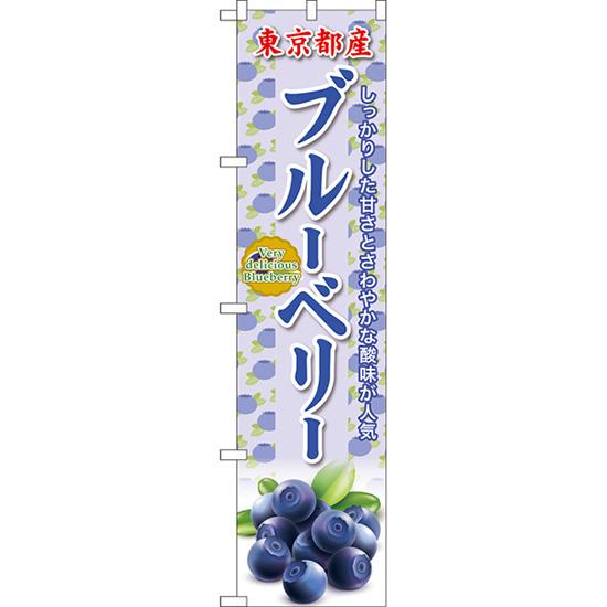 のぼり旗 2枚セット 東京都産 ブルーベリー JAS-969