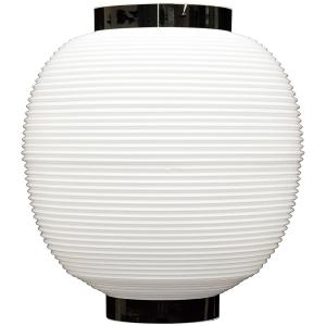 ポリ提灯 九寸丸ちょうちん 白 No.46444の商品画像