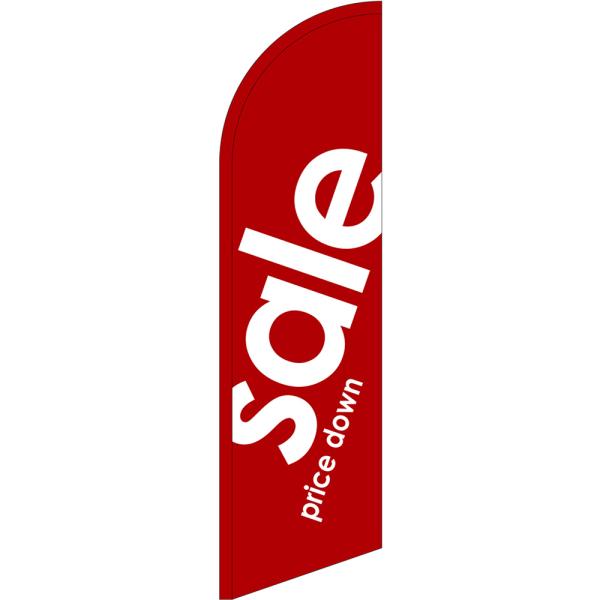 のぼり旗 sale セール 赤 セイルバナー (大サイズ) No.69259