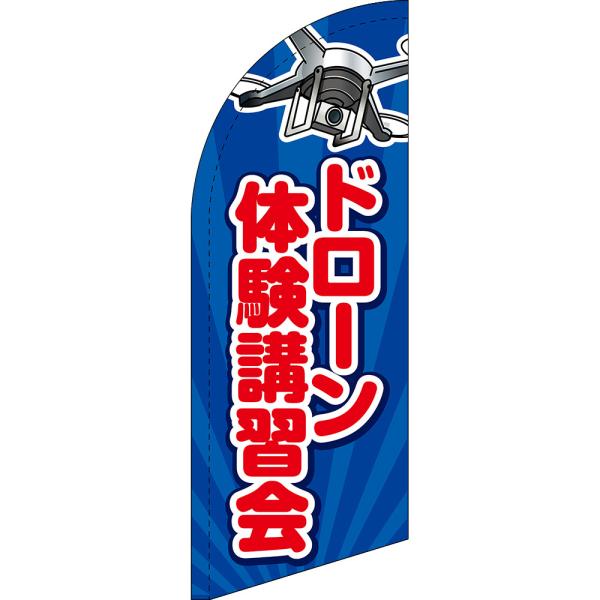 のぼり旗 ドローン体験講習会 セイルバナー (ミニサイズ) SB-3168