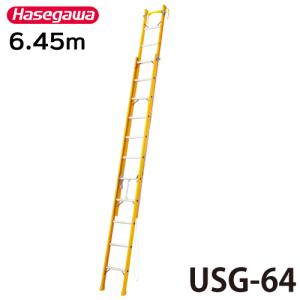 長谷川工業 2連はしご HE2 2.0-81 全長：7.84m 最大使用質量：100kg