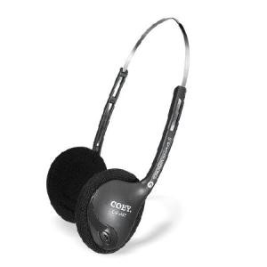 Coby Lightweight Stereo Headphones CVH47 (Black) (Discontinued by Manufacturer)｜nobuimport