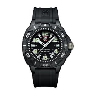 Luminox Men&apos;s 43mm Black Plastic Stainless Steel C...