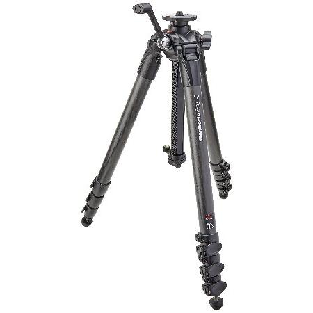 Manfrotto 057 Carbon Fiber 4-Section Geared Tripod...