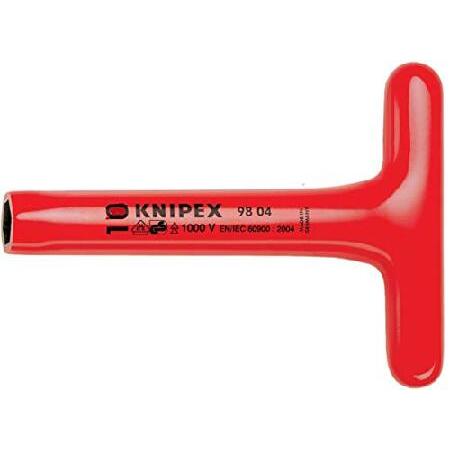 KNIPEX 98 04 10 1,000V Insulated 10 mm T-Socket Wr...
