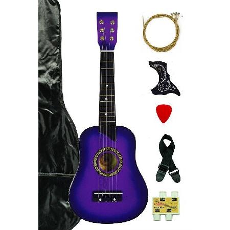 Purple Acoustic Toy Guitar for Kids with Carrying ...
