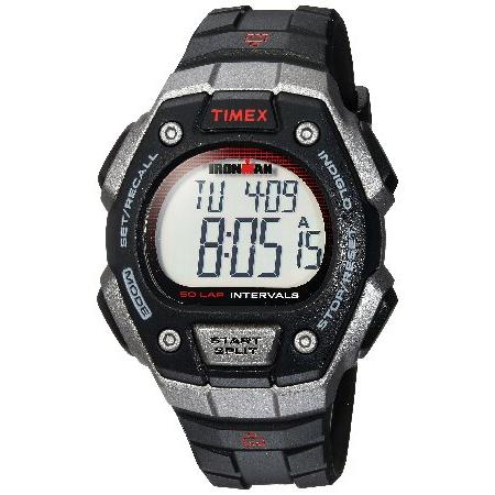 Timex Ironman クラシック 50 腕時計 フルサイズ One Size Black/Gr...